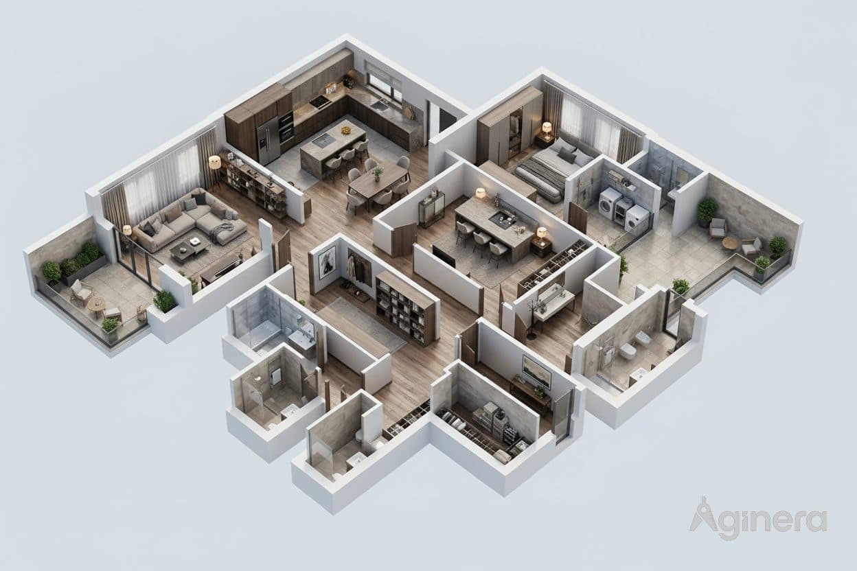 Compact residence — room reveal 2