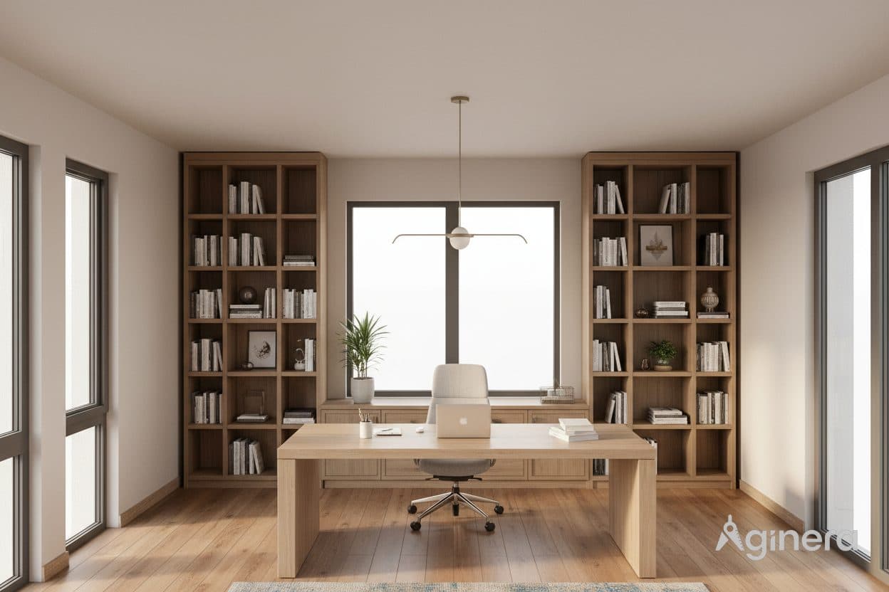 Apartment with home library — room reveal 2