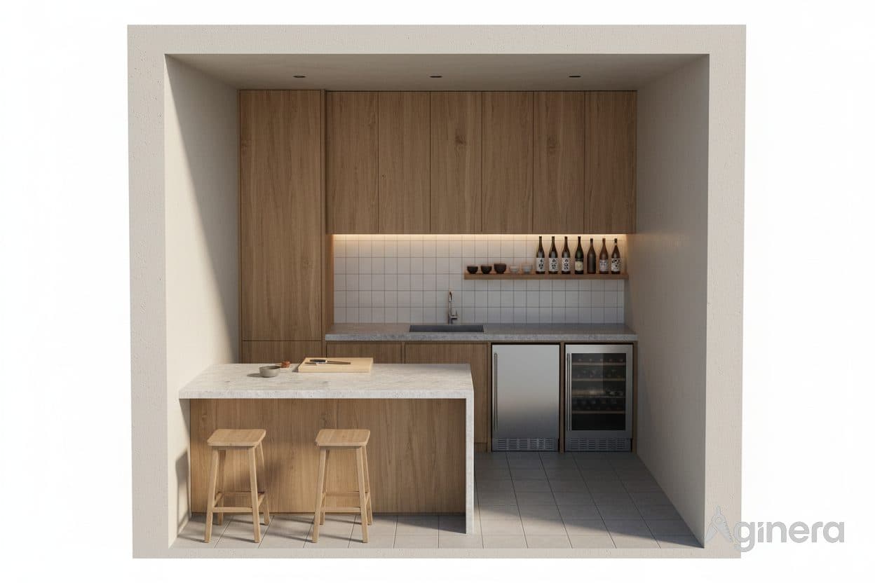 Restaurant with rooftop terrace — room reveal 2