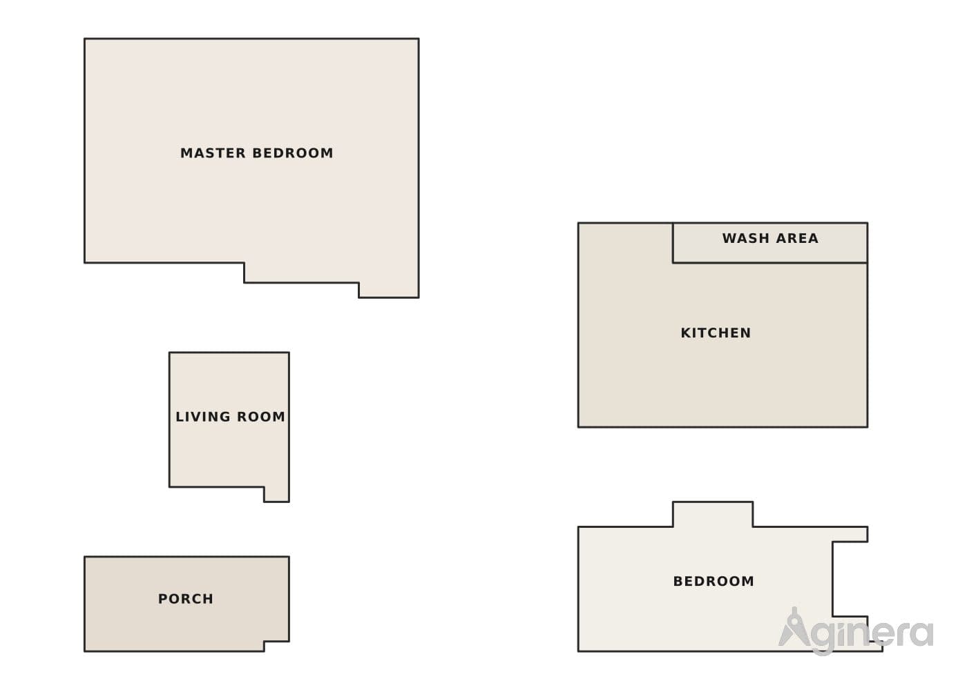 Studio suite — coloured floor-plan plate generated from the drawing
