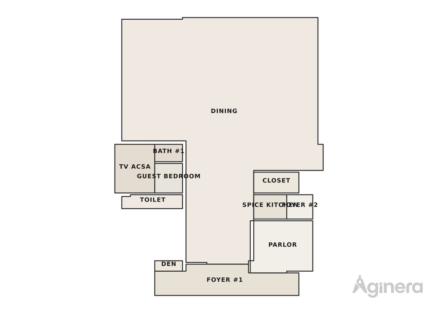 Timber family home — coloured floor-plan plate generated from the drawing