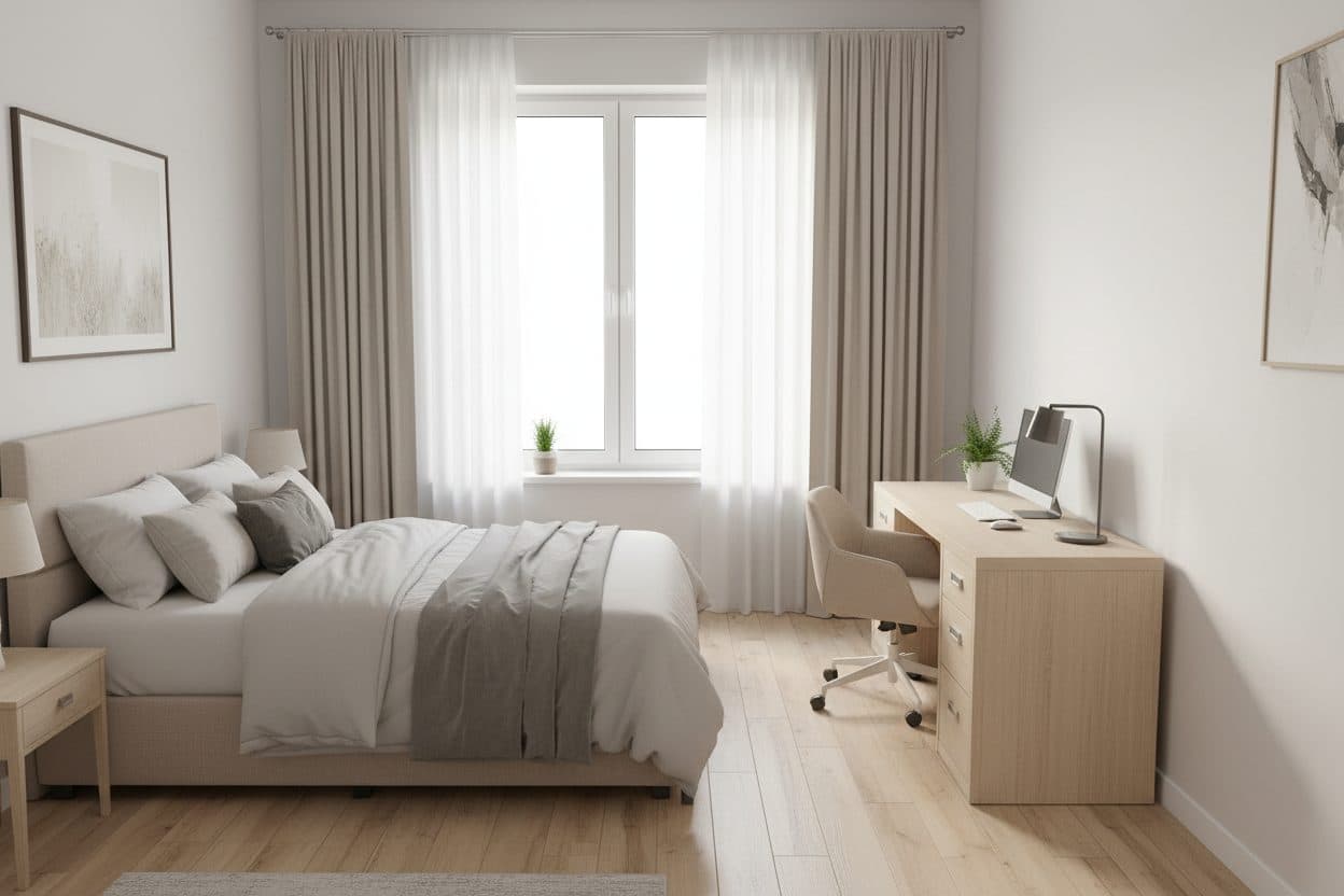 Two-wing residence — room reveal 3