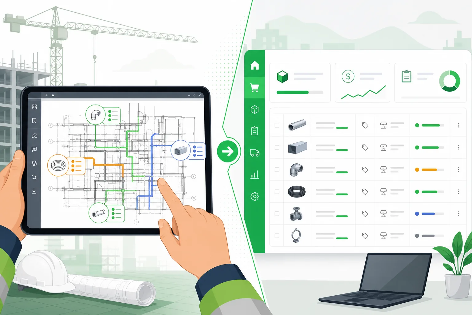 Closing the Gap: How to Turn a PDF Takeoff into a Real-Time Procurement BOM
