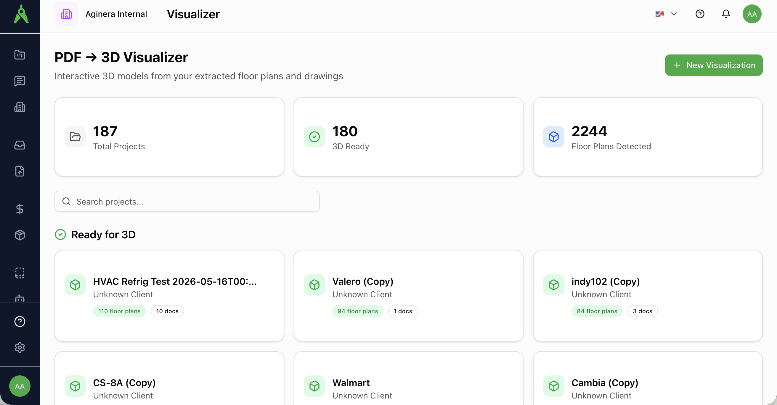 The PDF → 3D Visualizer — every plan's 3D outputs, ready to assemble into a portfolio