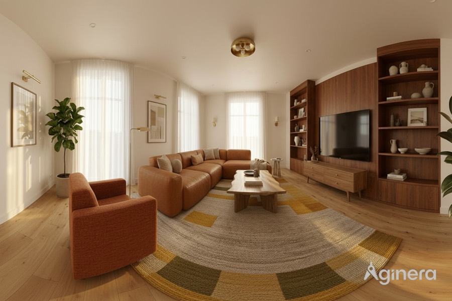 Sample room render — Living Room