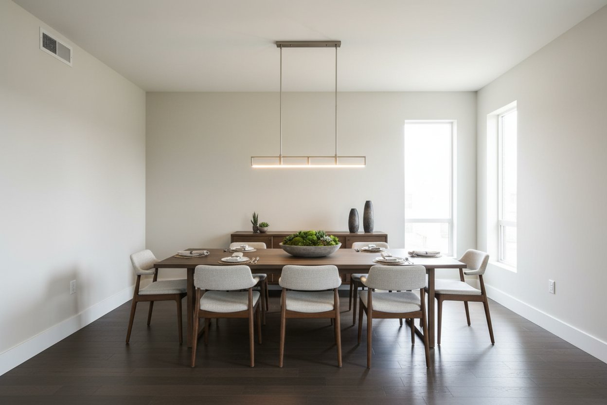 AI-generated multi-storey residence dining room