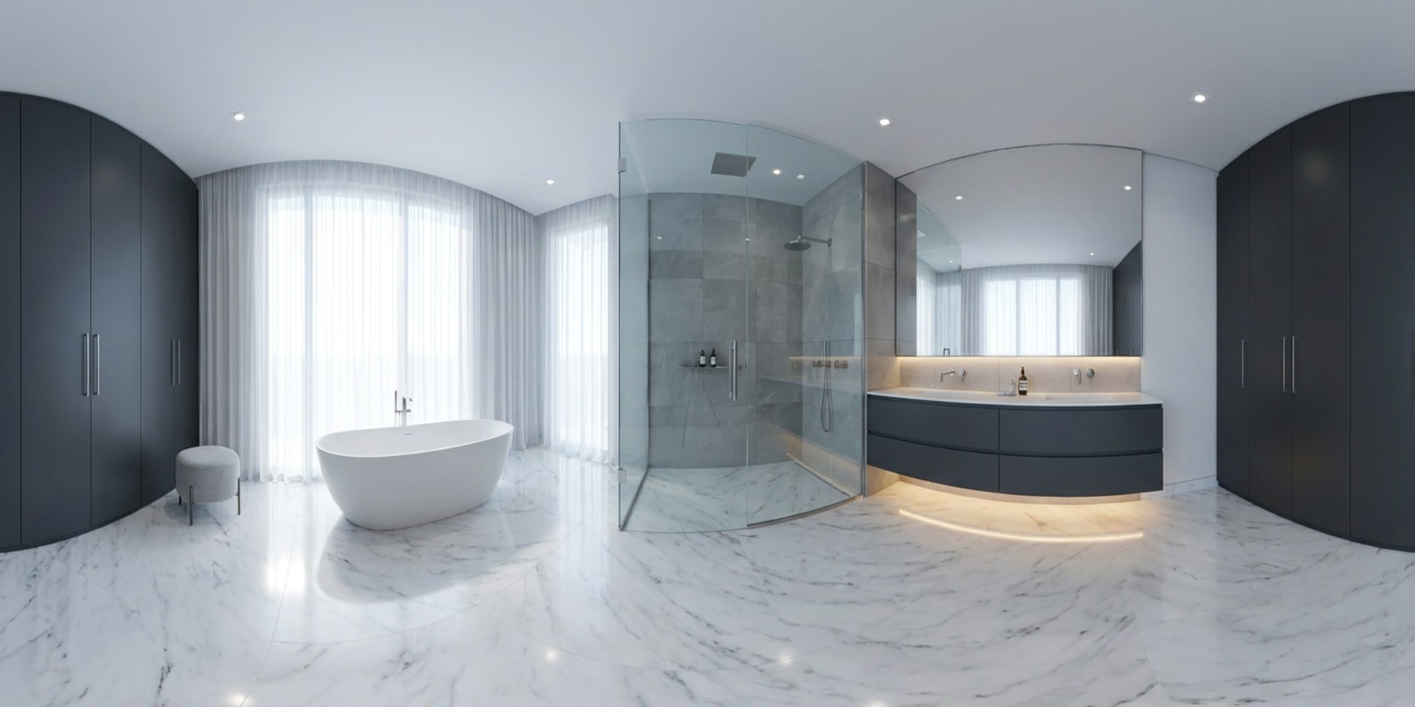 Cool marble bath